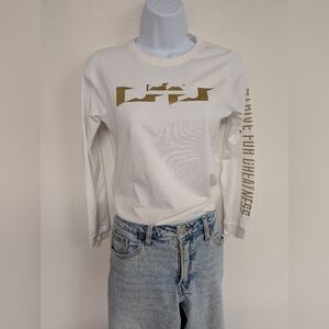 Nike Lebron JamesWhite Dri-Fit Tee